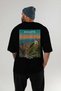 Bogota Colombia Black Oversize Country City Back Printed Unisex T-Shirt 100% Cotton Premium - 5
