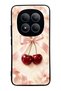 Xiaomi Redmi Note 15 Pro Plus Glossy Phone Case with Cherry Pearl Ribbon Design