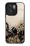 Vivo V70 Golden Leopard Bow Design Glossy Phone Case
