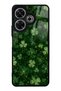 Xiaomi Redmi 13 4g Emerald Lucky Clover Design Glossy Phone Case