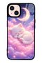 iPhone 13 Moonlit Dream Kitten Design Glossy Phone Case