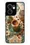 Oppo Reno 13F Turquoise Ottoman Coffee Design Glossy Phone Case