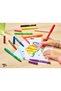 20 Pieces Visa Washable Jumbo Felt Tip Crayons Set 12 Colors Box - 3