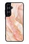 Samsung S25 Fe Blush Gold Marble Design Glossy Phone Case