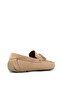 Men's Genuine Suede Cream Color Loafers - 2