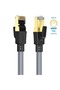 Hi Link Flat Braided Cat8 2 Meters Ethernet Cable High Speed 40Gbps 2000Mhz Ethernet Cable Fk0802 - 4