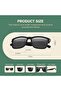 Polarized UV400 Protection Sunglasses - Lightweight TR90 Frame - Spring Hinges for Driving and - 4