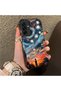 Samsung Galaxy A26 Compatible Silicone Edge Hard Back Case Couple Phone Case with Cartoon Pattern - 3