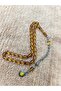 Ateşi Amber Special Cut Bronze Enamel Embellished Tassel Rosary - 2
