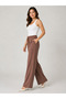 Women's Modal Fabric High Waist Lace-Up Wide Leg Pants Style Sweatpants - 3