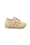 Z510 Beige Leather Casual Women's Shoes - 2