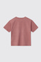 Girl's Crew Neck Pink T-Shirt with Embroidery Detail - 2