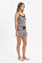 Summer Set with Strappy Combed Cotton Shorts - 2