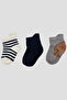 مجموعة جوارب قطنية فاخرة منقوشة ومختلطة الألوان للأطفال حديثي الولادة - 3