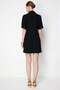 Mi Dress Jacket Collar Short Sleeves Buttoned Crepe - 4