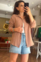 Brown Muslin Shirt