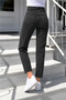 Smoked Boyfriend Mom Jean Black Karyıkama High Waist Daily Wear Comfortable Women's Denim Trousers New Season 2026 - 3