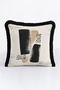 Modern Abstract Decorative Geometric Fringed Pillowcase - Artistic Minimal Tassel Throw Pillow Cover - 5