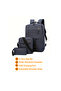 3-in-1 Bag with USB Port – Blue - 8