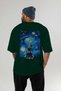 Paris France 6 Green Oversize Country City Back Printed Unisex T-Shirt 100% Cotton Premium - 5