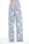 Women's 100% Viscose Floral Patterned Pajama Bottoms - 5
