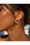 Sand Pearl Hoop Earrings - 2