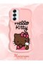 Samsung Galaxy A14 5g Compatible Case Camera Protector Pink Silicone Couple Phone Case Kitty Pattern - 2