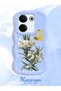 Tecno Camon 20 Pro 4g Compatible Case Camera Protector Blue Silicone Couple Phone Case Butterfly Pattern - 2