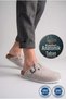Women's & Men's Unisex Cork Sole Felted Comfort Model Winter Closed-Front Felt Model Sabo Daily Comfortable Home Slippers