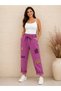 Women's Original Italian Full-Ligral Elastic Waist Pullover Detailed Tie-Up Trousers 38-44