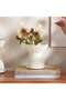 Liadean Terracotta Pillar Candle Holder 15x15x15cm - Off white