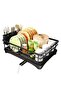 Dish Drying Rack, Extendable Dish Rack for Kitchen Counter, Stainless Steel Dish Strainer with Utensil Holder, Black - 7