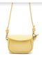 Women's Mini Size Adjustable Strap Knot Detail Shoulder and Crossbody Bag Yellow (15*13 cm) - 4