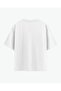 Baklava Society Printed Oversize Summer Basic T-Shirt - 4