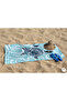 Turtle Sea Coast Patterned Cotton Digital Printed Beach Sea Towel - 4