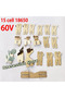 15*18650 DIY Battery Case Kit for DeWalt 60V/20V XR–Includes BMS,PCBA,Nickel Strips for Welding, ...