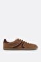 S011 Retro leather trainers
