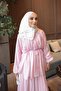 Pink Waist Tie Shirt and Skirt Set - 3