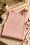 Women's 2-Piece Lace Detailed Viscose Lycra Undershirt - V-Neck Ribbed Camisole Undershirt - 5
