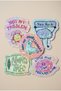 Hologram Laminated Mood Sticker Set of 5