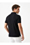 Polo Collar Slim Fit Embroidered 100% Cotton Premium T-Shirt - 4