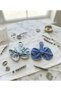 Handmade Fabric Bow Bag Accessory - Keychain - Bag Charm - 3