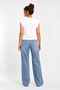 Women's Padded Basic T-Shirt Premium Cotton Crew Neck Casual Daily Stylish Blouse - 2