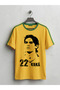 Kaka Leite Printed Unisex Oversize Cut Crew Neck Brazil Tshirt