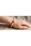 Handmade Agate Round Natural Stone Flexible Bracelet - 3