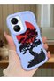Vivo Y56 Compatible Case Camera Protector Blue Silicone Couple Phone Case Tree Pattern