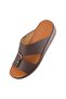( AM-2000 ) Handmade Arabic Men's Slippers | Outdoor Arabic Sandals For Men | Full Leather - 3