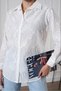 Women's White Tasseled Brode Detailed Shirt Pc0173-90 - 4