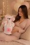 Mom to Be Written Crowned Plush Teddy Bear Gift Box – Gift for Mother-To-Be and Baby Girl - 5