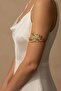 Yellow Steel Small Leaf Pazu Bracelet Adjustable Arm Accessory